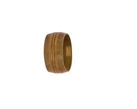 IMI TA FPL konus til 15 mm rør, set skråt med den indvendige gevindåbning synlig.