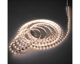 Nielsen Light LED strip på 2 meter med 60 LED pr. meter og varmt gyldent lys på mørk baggrund.