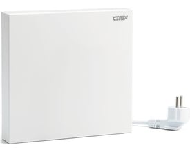 Den hvide WindowMaster WCC 103 motorcontroller står på en hvid baggrund med et stik og ledning til højre.
