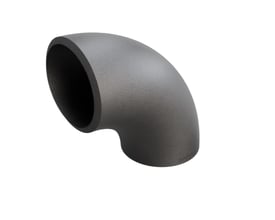 Indura 90 graders bøjning i P235GH-TC1 stål til 60,3x4mm rør med 76mm 3D radius.