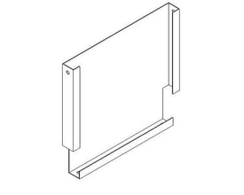Eaton Tabula lomme til A4 dokumentation, model 220J0181, vist som en teknisk tegning af et metalbeslag.