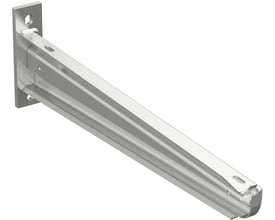 Schneider Electric konsol 50F-400 FZV i varmgalvaniseret stål med 400 mm bredde og monteringsplade.