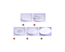 Oversigtsbillede der viser trin for trin samling af LEDlife 9W LED indsatsen.