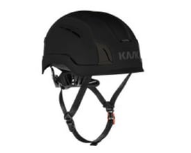Sort Kask Zenith X Max Air sikkerhedshjelm til hovedstørrelser fra 60 til 66 cm, set skråt forfra.
