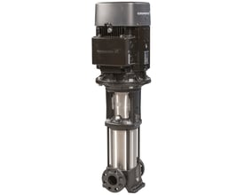 Grundfos CR 20-05 A-F-A-E-HQQE centrifugalpumpe med rustfri ståldele, støbejernsfod og 3x400V motor.