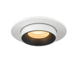 Indbygget SLV NUMINOS PROJECTOR XS i hvid, vist fra oven med 7W, 700lm og 3000K lys.