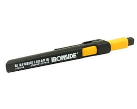 Ironside dybhulsblyant til 2,8 mm stifter, 140 mm lang, med sort hylster og gule detaljer.