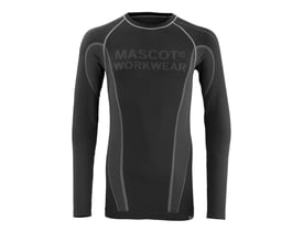 Sort Mascot Crossover Hamar termoundertrøje i størrelse 2XL med lange ærmer og rund hals.