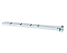 Assa Abloy medbringerpind 442934 til 412130 i messing, vist som en lang, trinformet pind med gaffelformet ende.