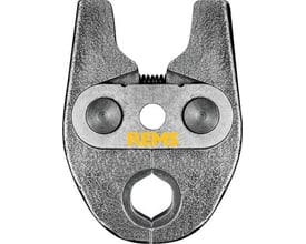 REMS pressbakke Mini M 12, lavet af smedet og hærdet specialstål med Rems logo i gult.