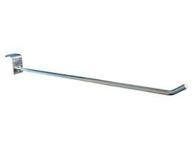 Maskinfabrikken Universal varekrog i metal, 300mm lang, til 20mm firkantet rør med Ø6 krogdiameter.