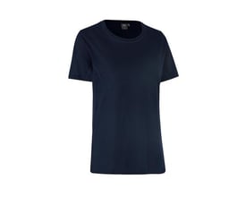 ID Identity dame T-shirt i navy lavet af Lyocell materiale med et unikt bikube-mønster langs siderne, størrelse 4XL.