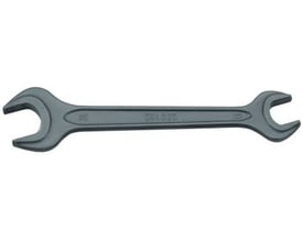 Gedore dobbelt gaffelnøgle i stål med størrelserne 32 mm og 36 mm, 310 mm lang, vist på neutral baggrund.