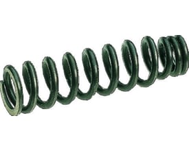 Bahco 3834-ES udkasterfjeder til hulsave, vist som en grøn, spiralformet fjeder.