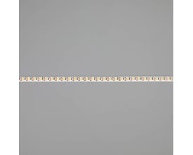 Ansell Lighting K-Cell LED bånd på 50 meter med 24V, 5W/meter og 2700K varm hvidt lys, vist horisontalt på grå baggrund.