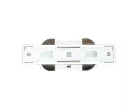 Overside af V-TAC 3-faset samlestykke i hvid ABS plastik, der viser tilslutningspunkter og skruer.