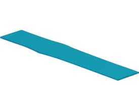 Weidmüller MultiMark TM-I 23 MM BL ledningsmærke, blå, 23x4 mm, halogenfri og uden print, leveres på rulle med 2000 stk.