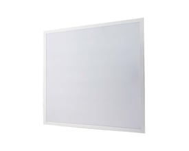 V-TAC Pro LED panel 600x600mm med hvid aluminiumsramme og mat diffusor, klar til montering.