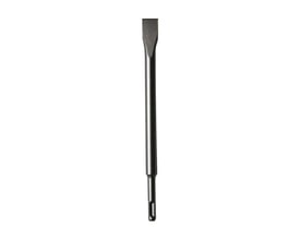 Ironside-bredmejsel på 40 x 250 mm vist større, med det brede, flade skær øverst og SDS-Plus-skaftet nederst.