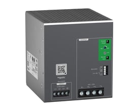 Schneider Electric Modicon strømforsyning ABLU med 48V udgang, 20A og 960W, egnet til 380-500V AC input.