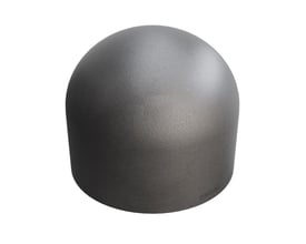 Indura endebund P265GH, 42,4 x 3,6 mm, H: 38 mm, fremstillet af P265GH stål med synlig Indura logo.