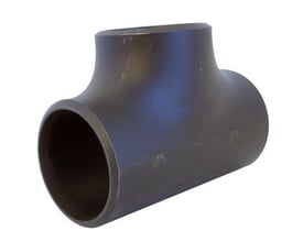 Sømløs svejsetee i stål P235GH med dimensioner 114,3-48,3/3,6-2,6 mm, overholder EN 10253-2/rk2 type A standard.