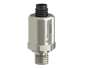 Schneider Electric tryktransmitter XMLP 10 bar med G1/4A han gevind og M12 stik, fremstillet af rustfrit stål 316L.
