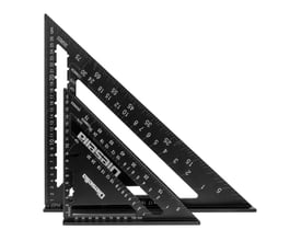 To Diesella speedvinkler 300 x 300 mm sammen, én forfra og én let forskudt, for at vise deres størrelse og design.