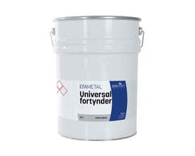 EFApaint Universal fortynder i 20 liters metalspand, mærket med EFAMETAL og produktnummer 0700-68013.