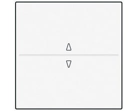 Niko tangent med op- og ned-pil symboler til trådløst 2-tryk system, hvid.