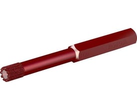 Baier PG750X 8 mm flisebor i mørkerød metal med diamantbelagt spids til boring i hårde fliser.