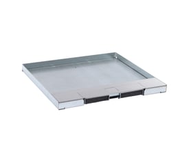 Legrand gulvboks låg flush i stål til 16/24 moduler, med en maksimal klinkehøjde på 15mm.