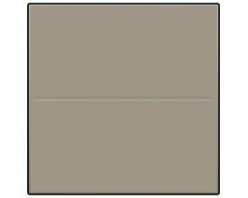 Niko trådløs tangent til 2-tryk i en neutral bronze farve, med en diskret horisontal linje i midten, præsenteret på en lys baggrund.