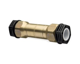 IMI TA 63 mm PRK reparationsmuffe i messing med sort plastmuffe, PN16, velegnet til PE-rør.