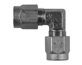 Messing vinkel union til 6 mm rør, fremstillet af CW617N messing og kan klare et tryk på op til PN 250.