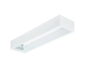 Philips Lighting CR350Z Smb W30L120 rent lysarmatur i hvid med en bred lysåbning.