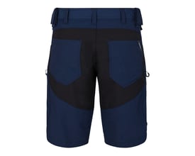 Engel X-treme shorts 6366-317 i blå med sorte paneler, str. 104. Shortsene er vist bagfra og har 4-vejs stretch.