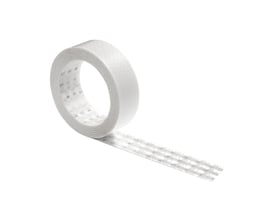 Schneider Electric refleksbånd til polariseret refleks, en rulle med hvidt reflekterende tape, der viser et sekskantet mønster.