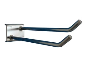 Maskinfabrikken Universal dobbelt værktøjskrog, 150 mm lang med 35 graders vinkel og Ø6 mm diameter, vist på hvid baggrund.