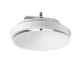 Tilluftsventil OTV 160 uden ramme i hvid RAL9010 stål med en diameter på 160 mm.