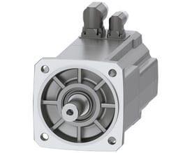 Siemens SIMOTICS S-1FK2 HI servomotor med en cylindrisk aksel, M0 = 6 Nm og IP65 beskyttelse.