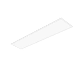 Ledvance Panel Comfort DALI LED-panel på 1200 x 300 mm og 33 W med flad, hvid rektangulær skærm.