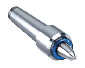 Røhm rørpinol 600-20VL MK2 med lang spids og lille hus, fremstillet i metal med blå detaljering.