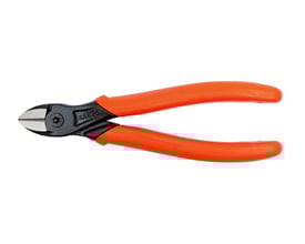 Bahco skævbider 2101D på 160 mm med orange plasthåndtag og sort hoved med logo.
