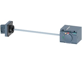 Siemens sidemonteret drejegreb til 3VA2 enheder, IP65, med belyst greb og 24V DC.