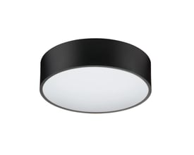 Philips Lighting TrueCircle SM250C armatur i sort aluminium med mat hvid diffuser, Ø380mm størrelse og UGR<19.