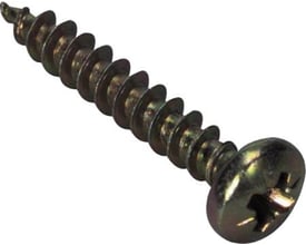 NKT Fasteners Solar Plus spunskrue med PZ2 kærv og panhoved, 4,0x40 mm, elforzinket.