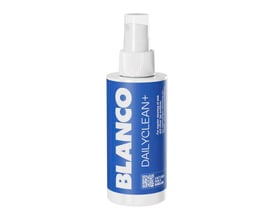 BLANCO DailyClean+ afkalkningsmiddel i blå sprayflaske med hvid pumpe, 150 ml.