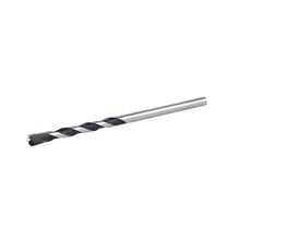 Ironside universalbor med hårdmetalspids, 5 x 85/50 mm, set skråt med spiral og cylindrisk skaft.