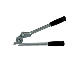 Refco rørbukker til 1/4" rør, fremstillet af slidstærkt metal med sorte greb for øget komfort.